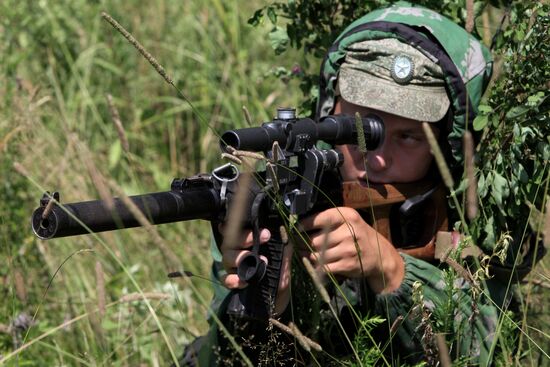 Tank units exercise of 5th Combined Arms Army of Eastern Military District