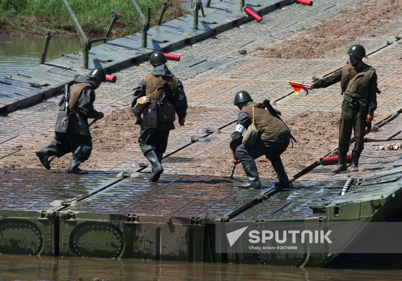 Tank units exercise of 5th Combined Arms Army of Eastern Military District