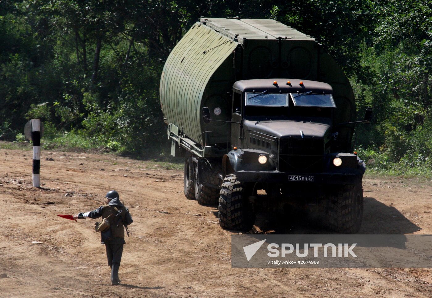 Tank units exercise of 5th Combined Arms Army of Eastern Military District