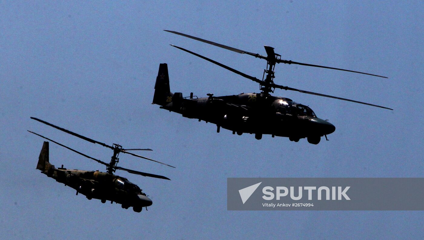 Tank units exercise of 5th Combined Arms Army of Eastern Military District