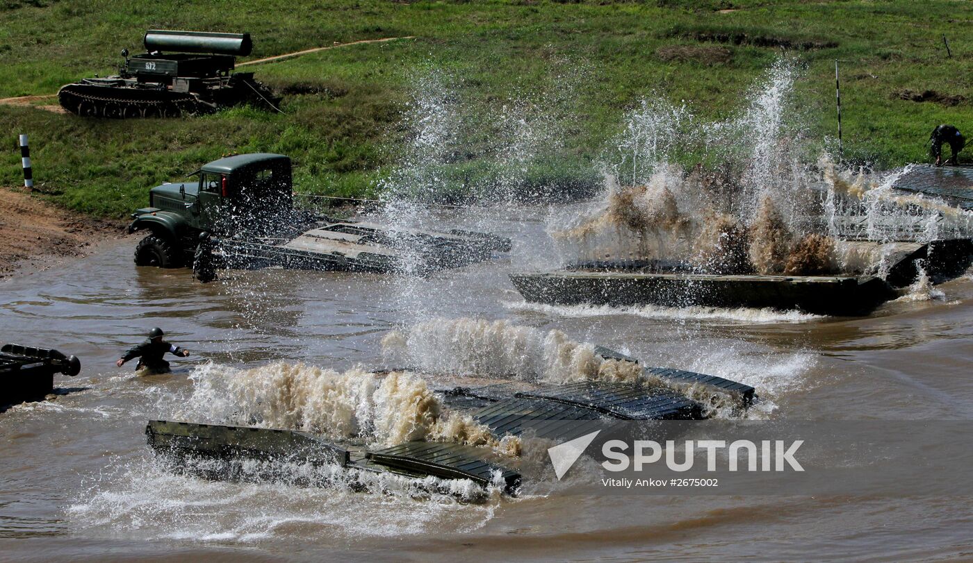 Tank units exercise of 5th Combined Arms Army of Eastern Military District