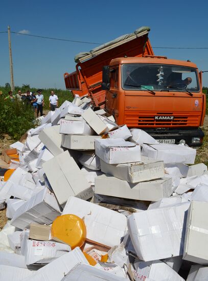 Elimination of sanctions products in Russia