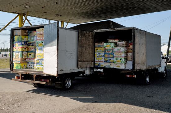 Sanctioned foods destroyed in Russia