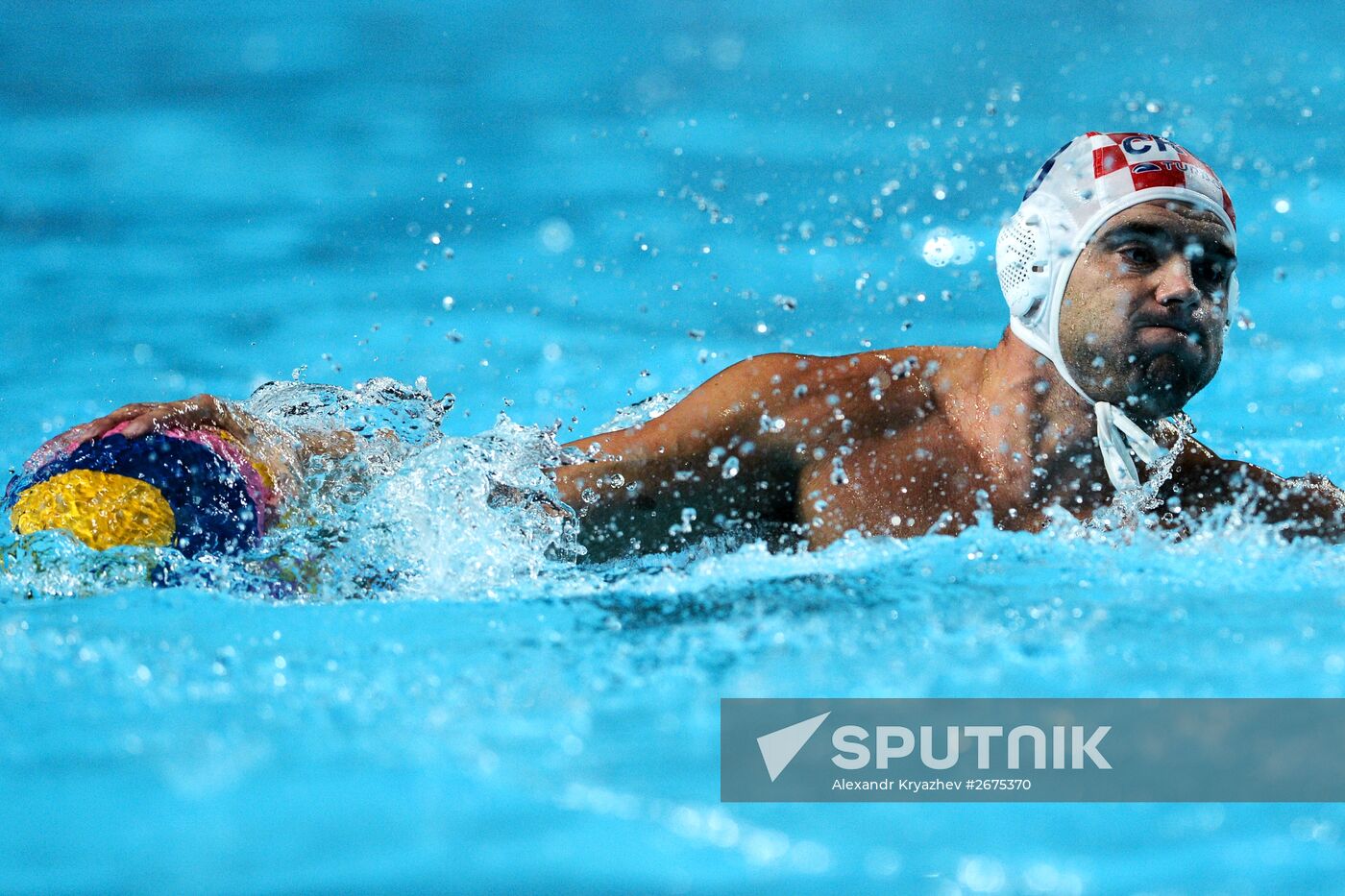 2015 FINA World Championships. Water polo. Men. Croatia vs. Greece