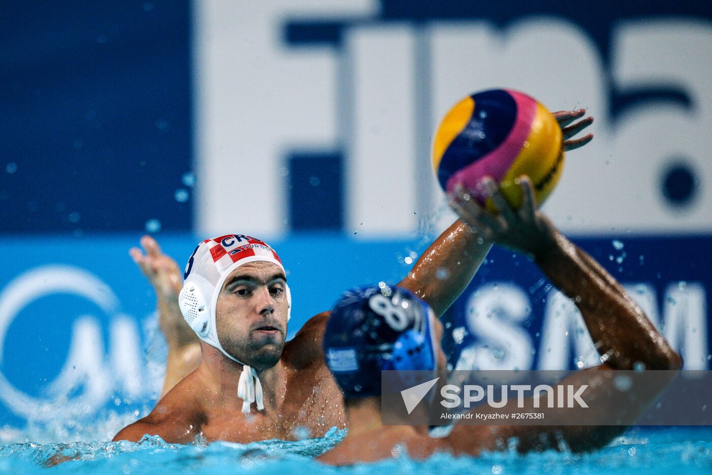 2015 FINA World Championships. Water polo. Men. Croatia vs. Greece