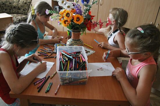 Opening of summer camp for children from Donetsk People's Republic