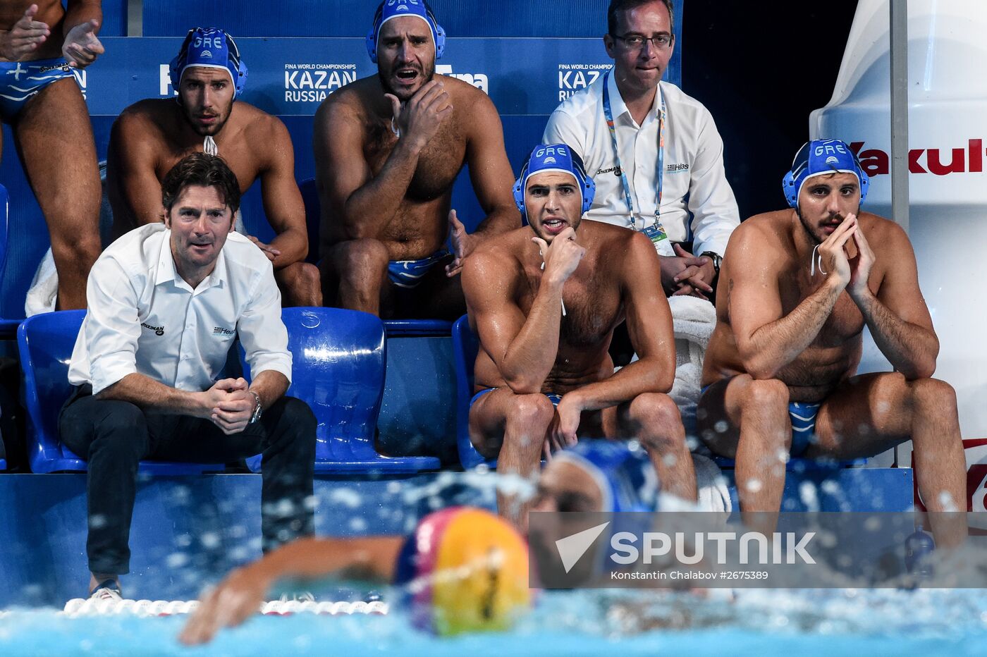 2015 FINA World Championships. Water polo. Men. Croatia vs. Greece
