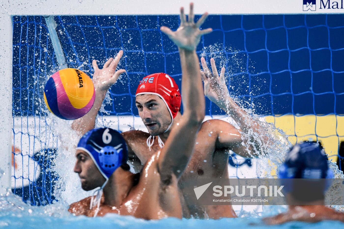 2015 FINA World Championships. Water polo. Men. Croatia vs. Greece