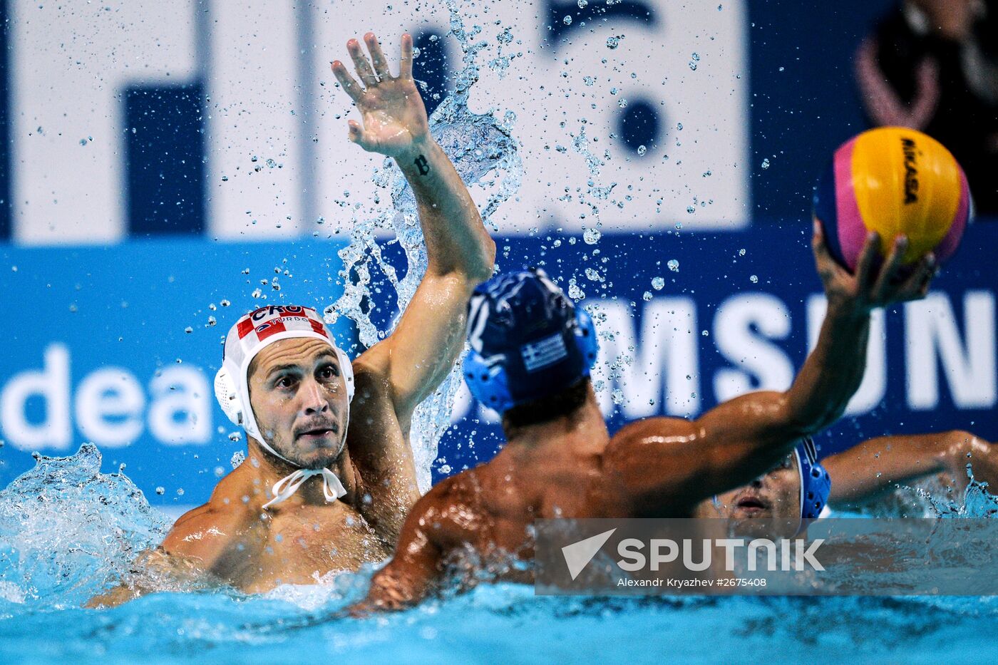 2015 FINA World Championships. Water polo. Men. Croatia vs. Greece