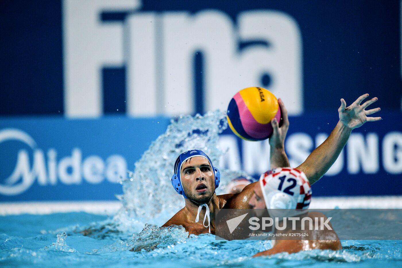 2015 FINA World Championships. Water polo. Men. Croatia vs. Greece