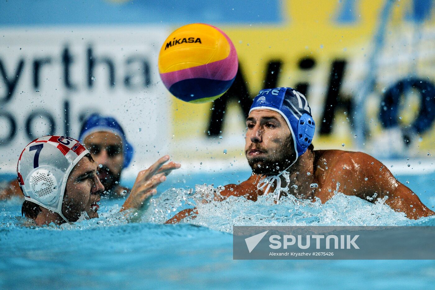 2015 FINA World Championships. Water polo. Men. Croatia vs. Greece