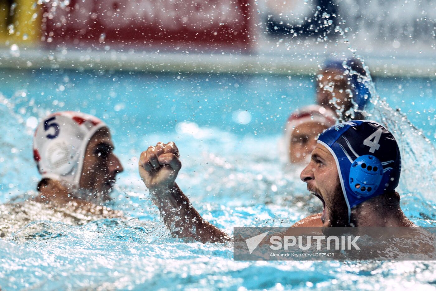 2015 FINA World Championships. Water polo. Men. Croatia vs. Greece