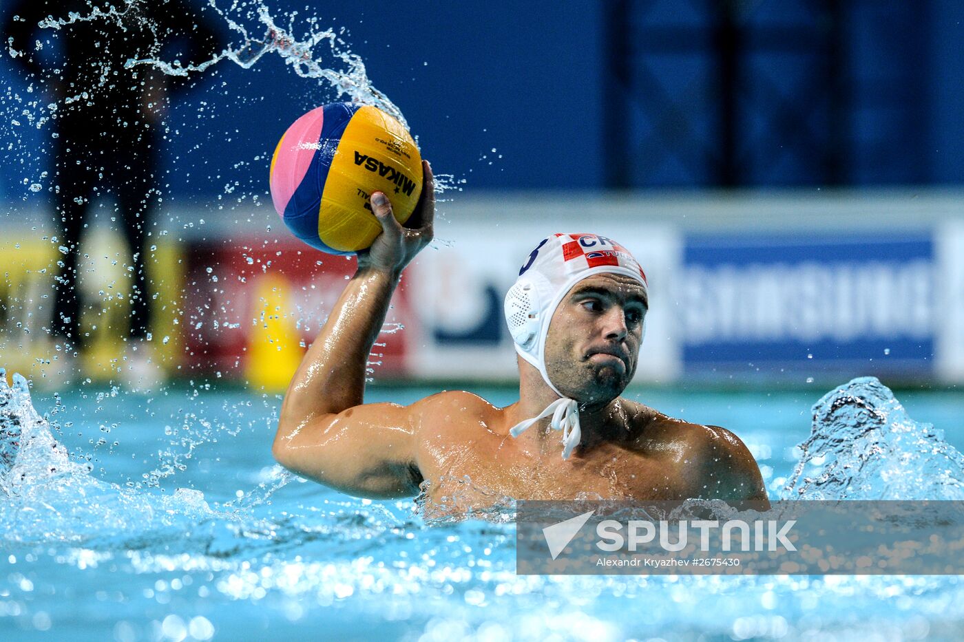 2015 FINA World Championships. Water polo. Men. Croatia vs. Greece