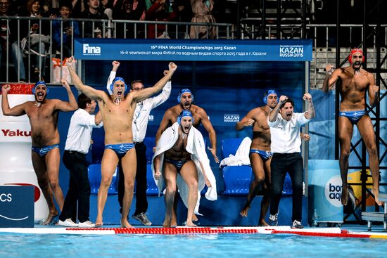 2015 FINA World Championships. Water polo. Men. Croatia vs. Greece