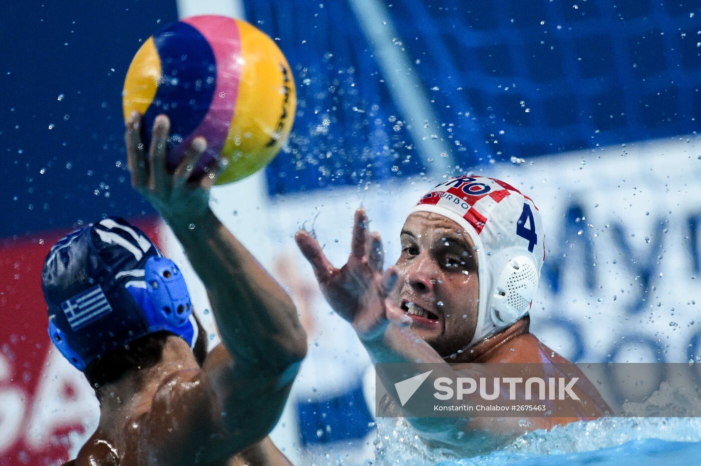 2015 FINA World Championships. Water polo. Men. Croatia vs. Greece