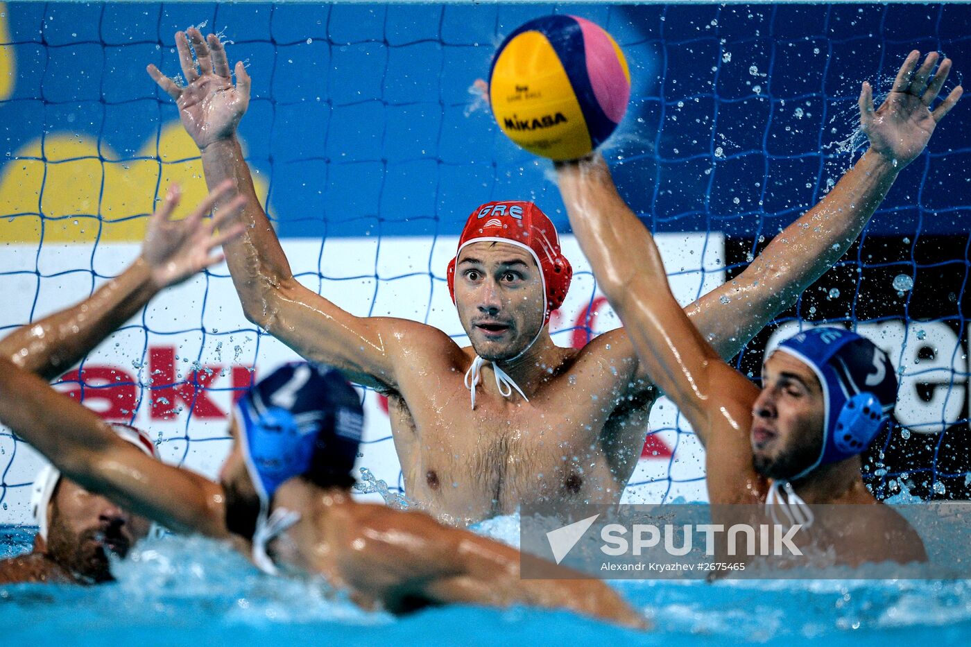 2015 FINA World Championships. Water polo. Men. Croatia vs. Greece