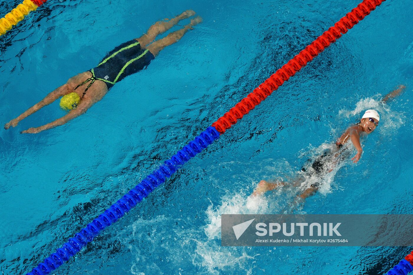 2015 FINA World Championships. Swimming. Day Five. Evening session