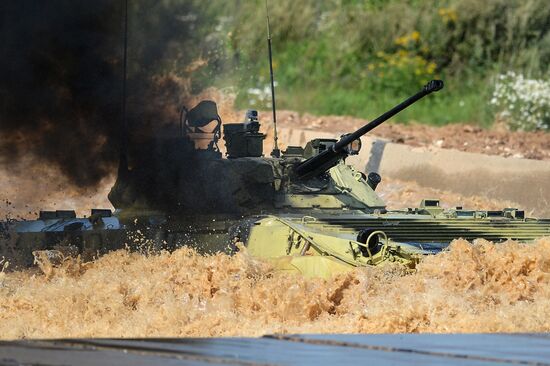 The Suvorov Assault competition of infantry combat vehicles. Day One