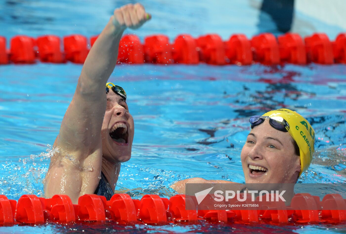 2015 FINA World Championships. Swimming. Day Six. Evening session