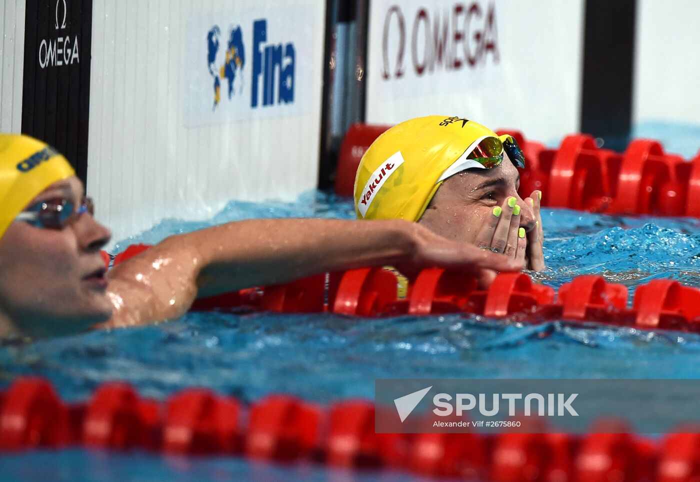 2015 FINA World Championships. Swimming. Day Six. Evening session