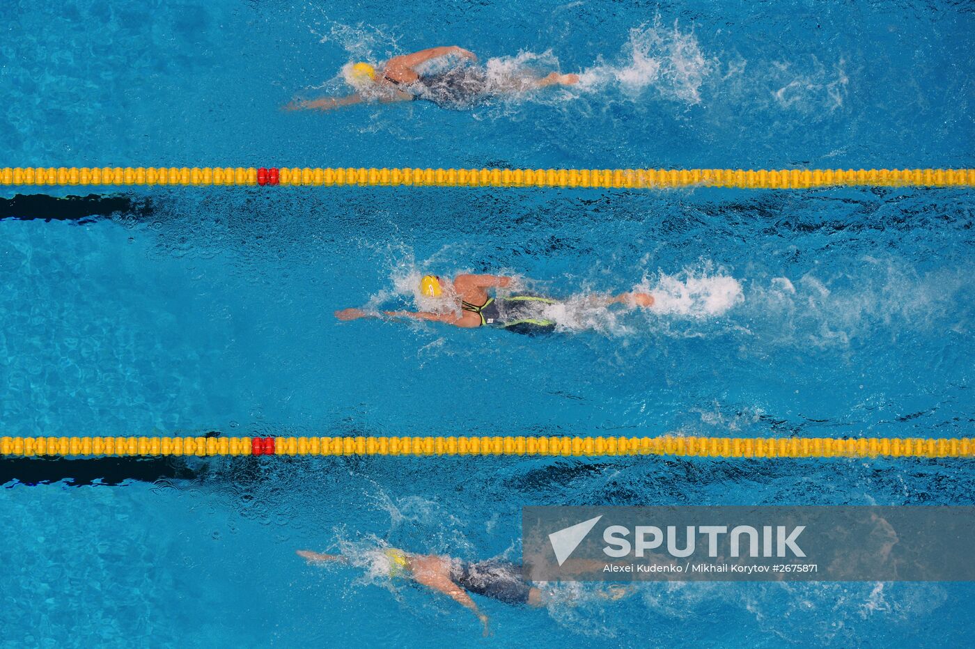 2015 FINA World Championships. Swimming. Day Six. Evening session