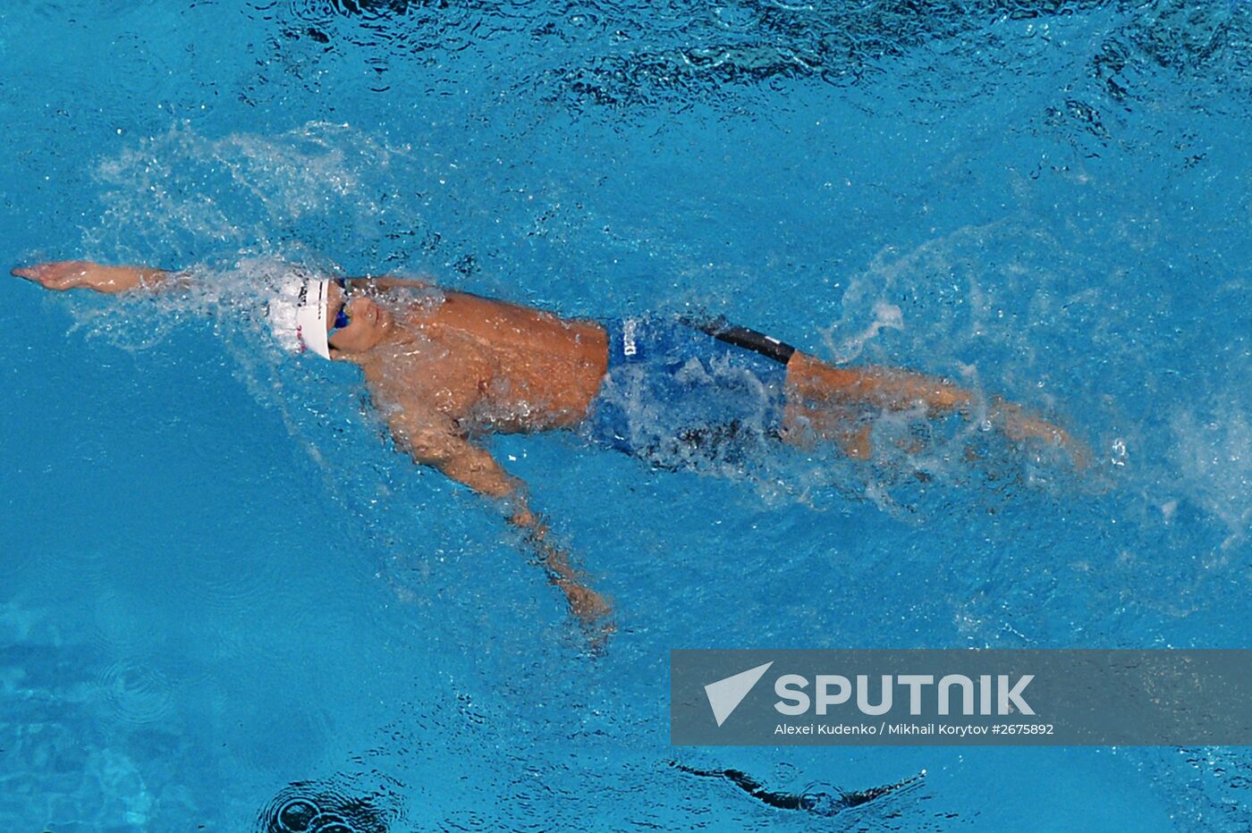 2015 FINA World Championships. Swimming. Day Six. Evening session