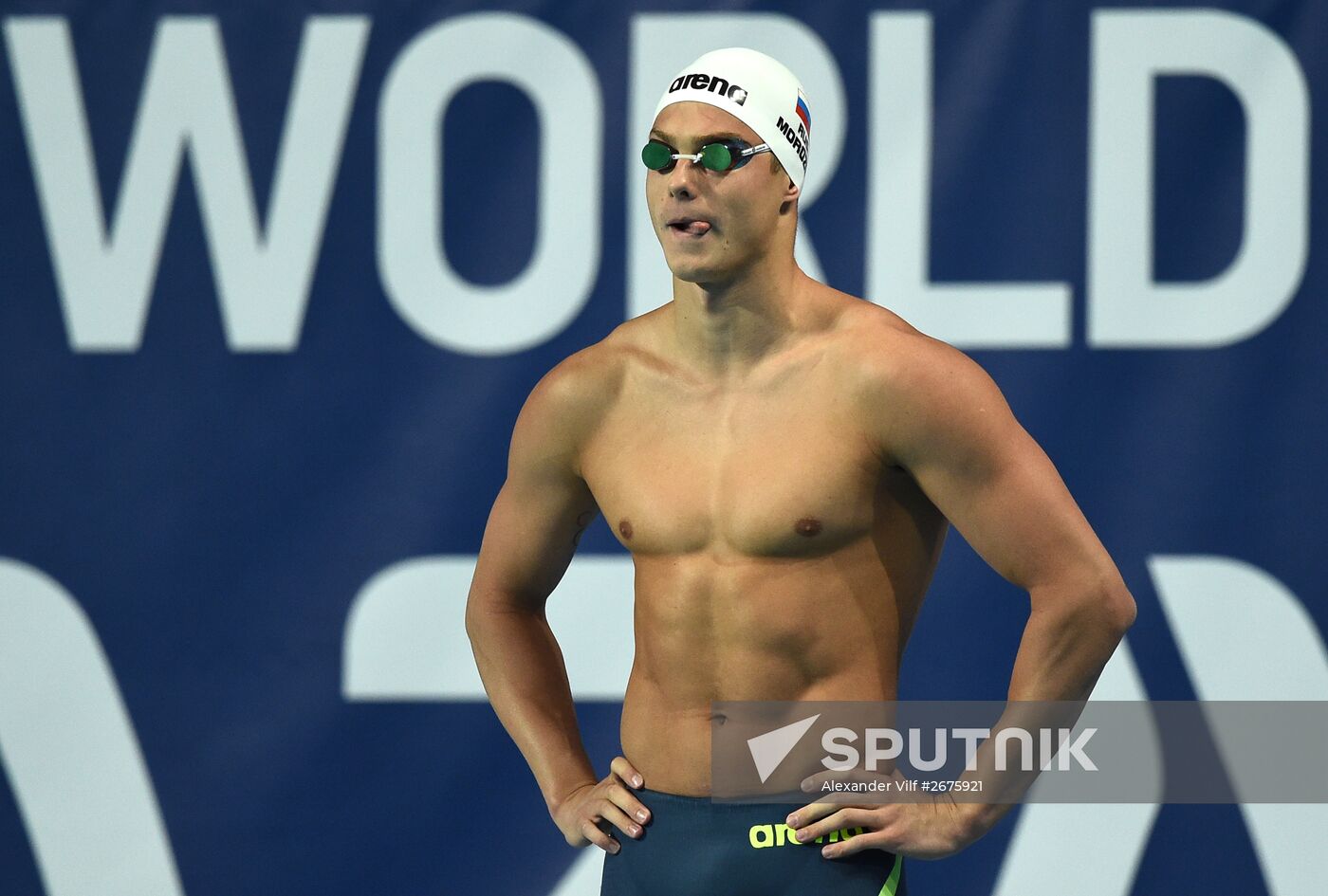 2015 FINA World Championships. Swimming. Day Six. Evening session