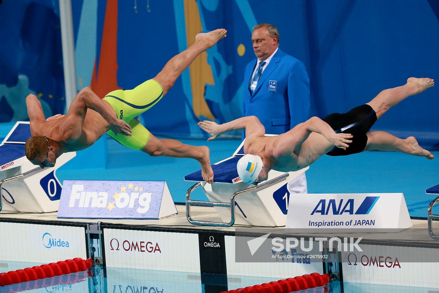 2015 FINA World Championships. Swimming. Day Six. Evening session