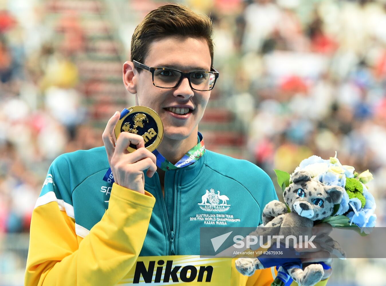 2015 FINA World Championships. Swimming. Day Six. Evening session