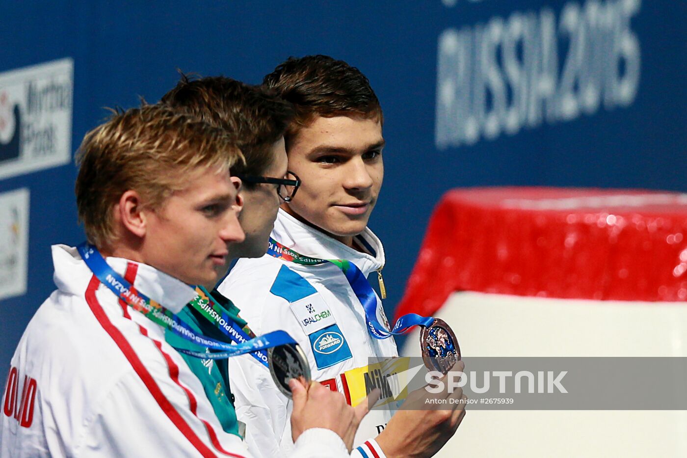 2015 FINA World Championships. Swimming. Day Six. Evening session