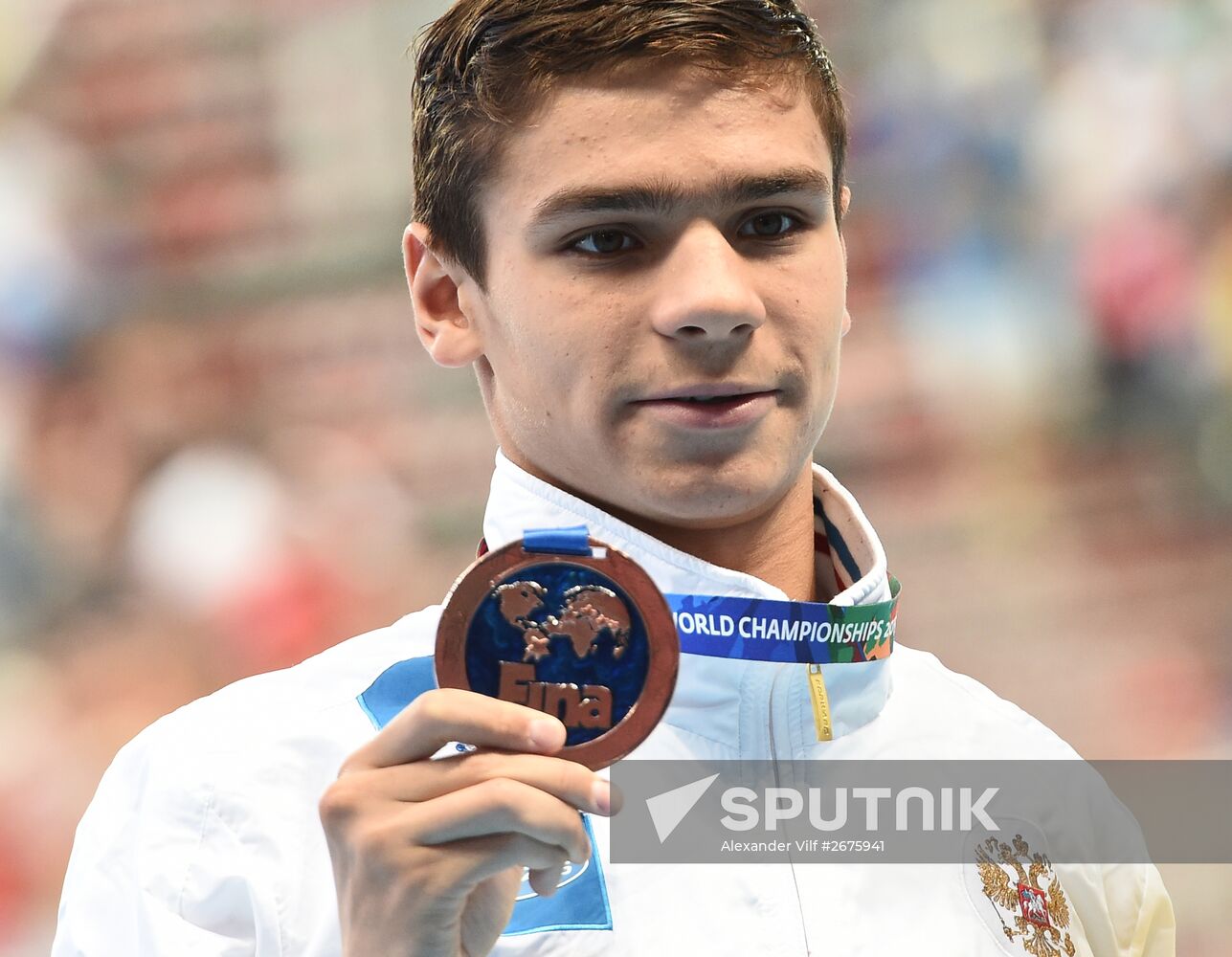 2015 FINA World Championships. Swimming. Day Six. Evening session
