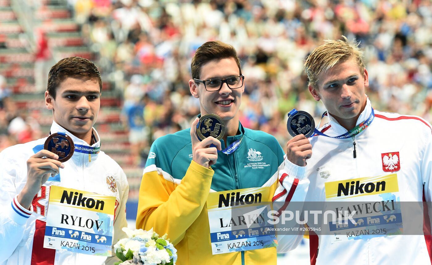 2015 FINA World Championships. Swimming. Day Six. Evening session