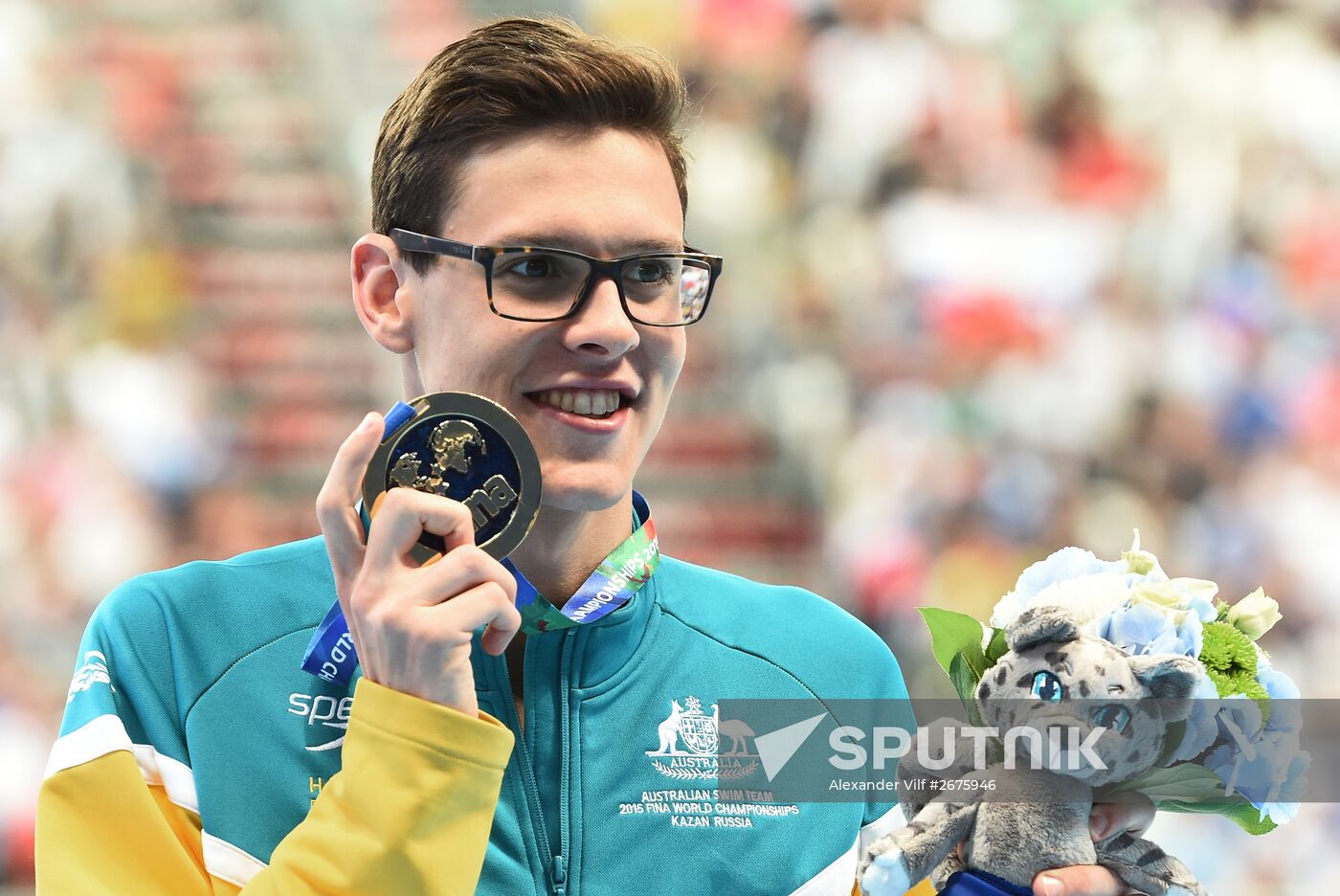 2015 FINA World Championships. Swimming. Day Six. Evening session