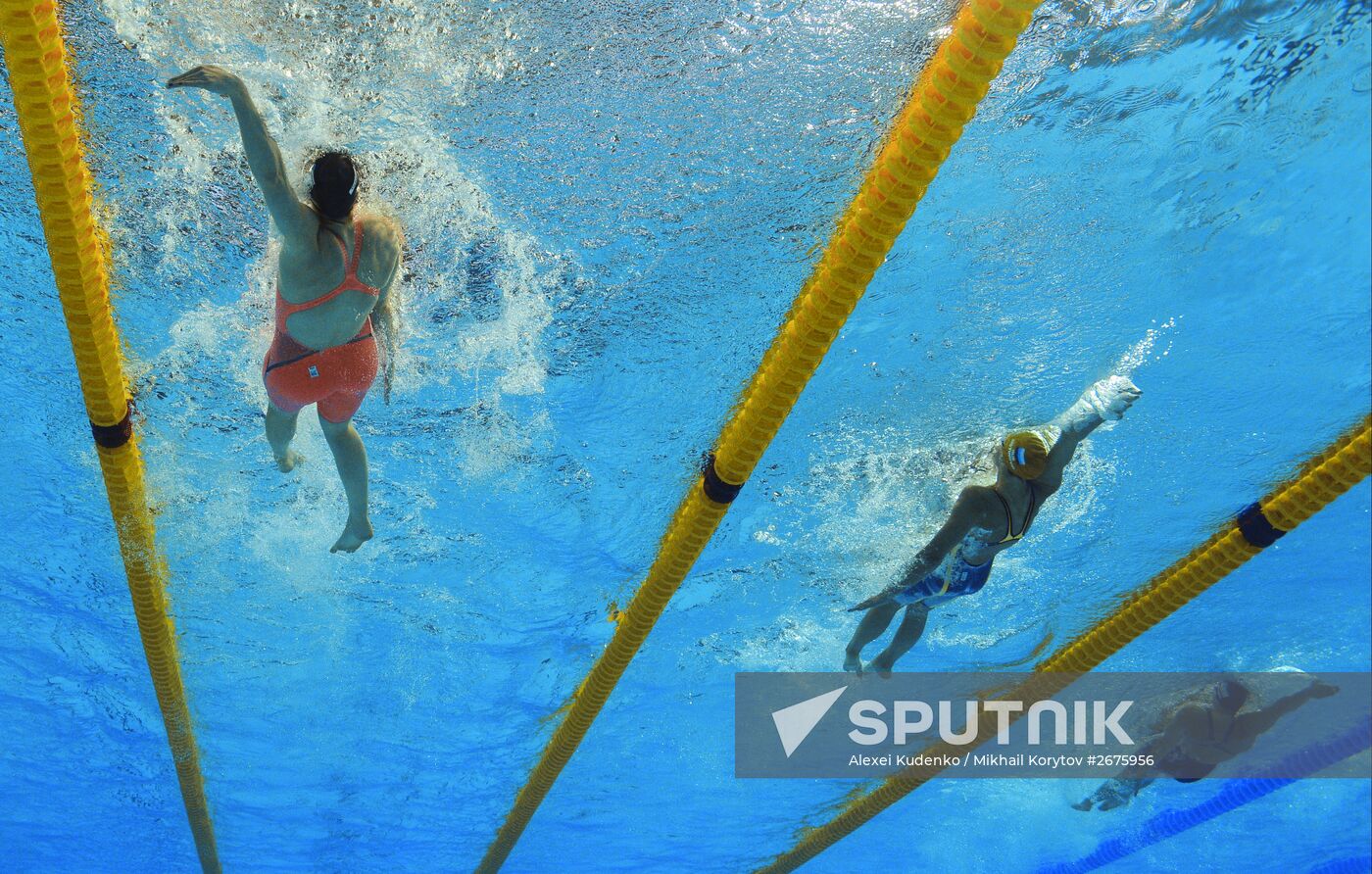2015 FINA World Championships. Swimming. Day Six. Evening session