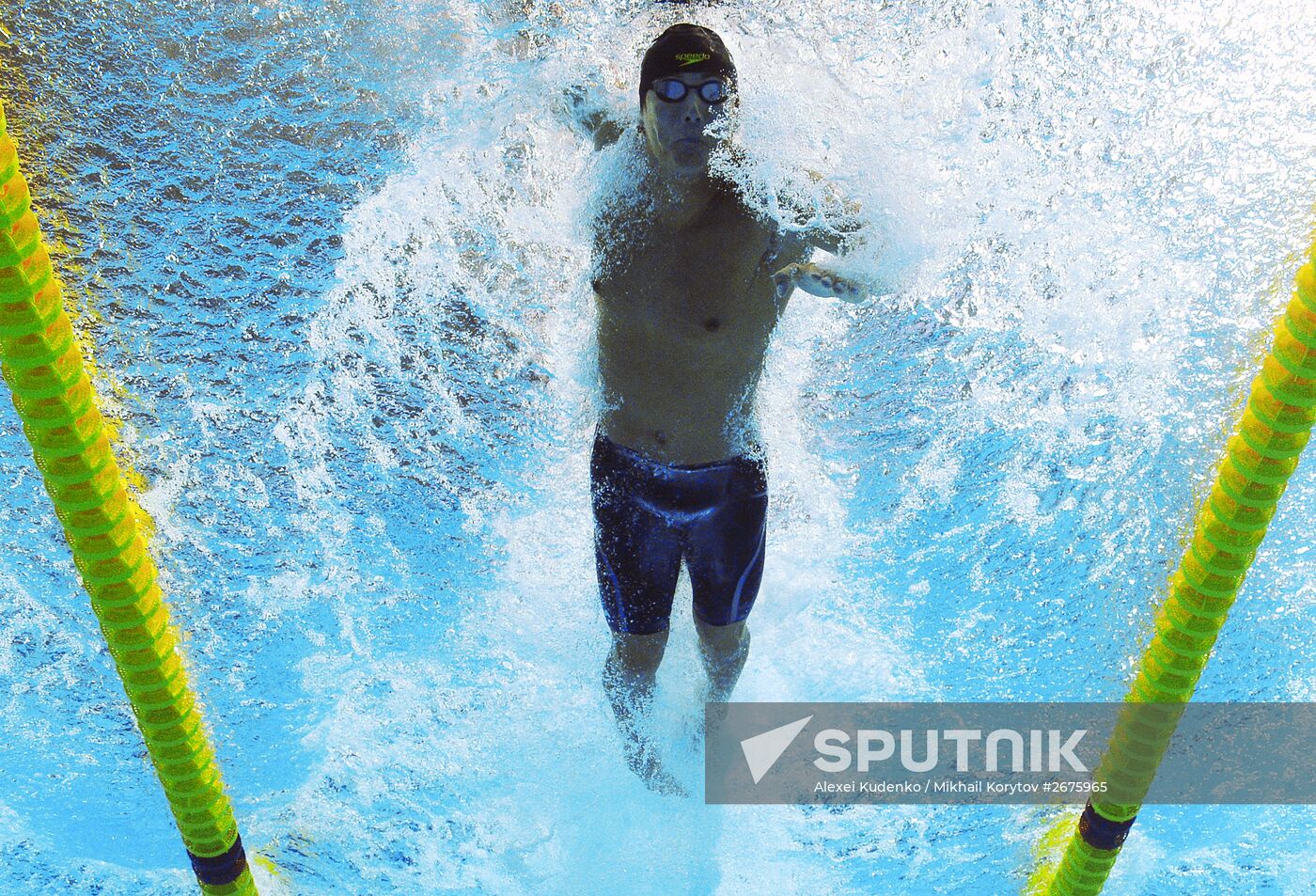 2015 FINA World Championships. Swimming. Day Six. Evening session