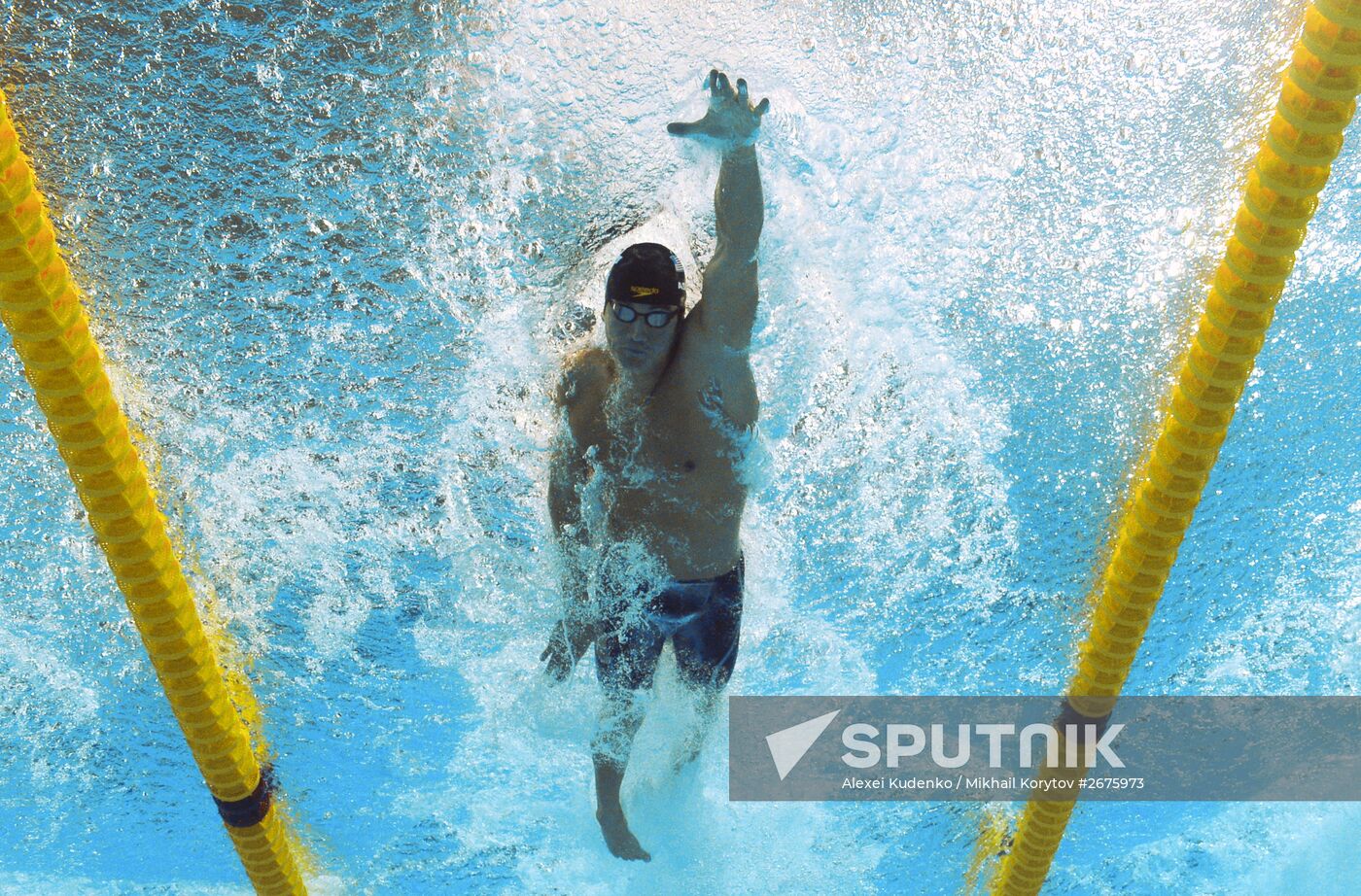 2015 FINA World Championships. Swimming. Day Six. Evening session