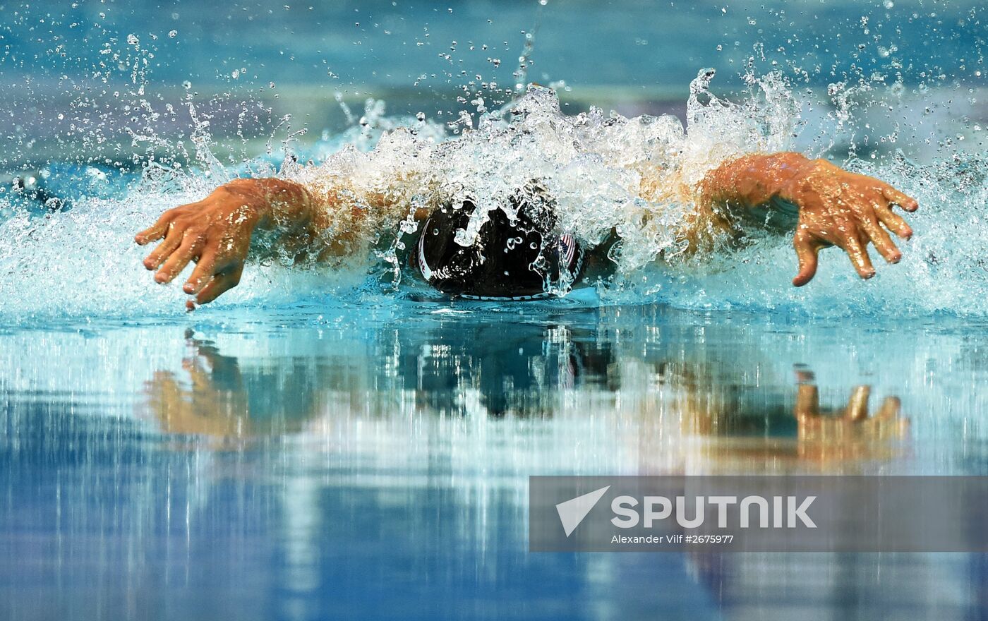 2015 FINA World Championships. Swimming. Day Six. Evening session