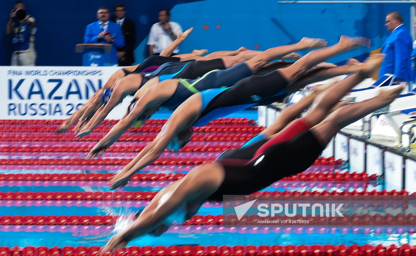 2015 FINA World Championships. Swimming. Day Six. Evening session