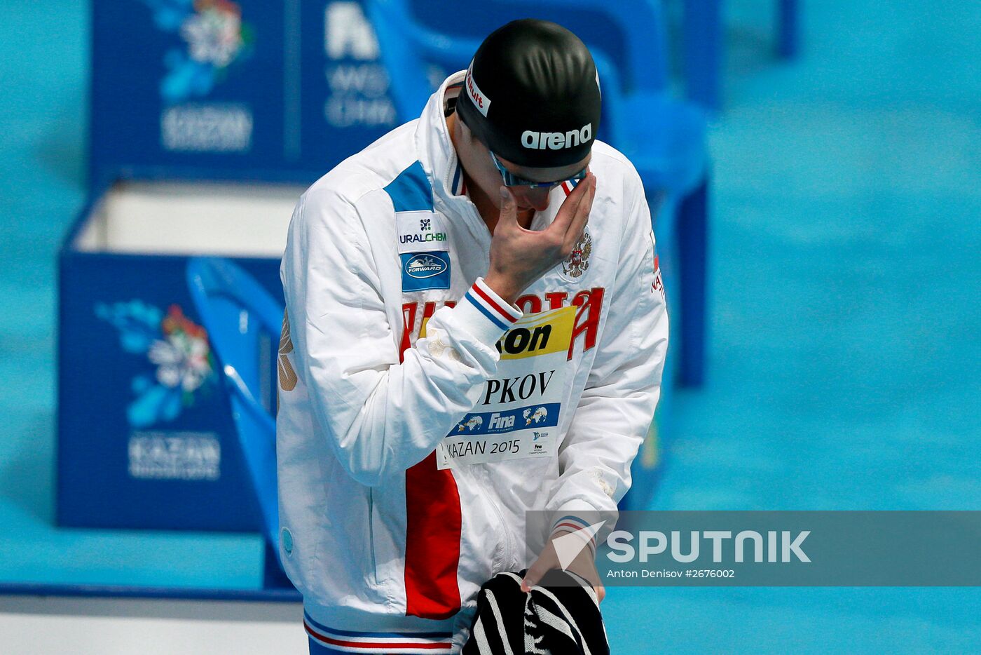 2015 FINA World Championships. Swimming. Day Six. Evening session