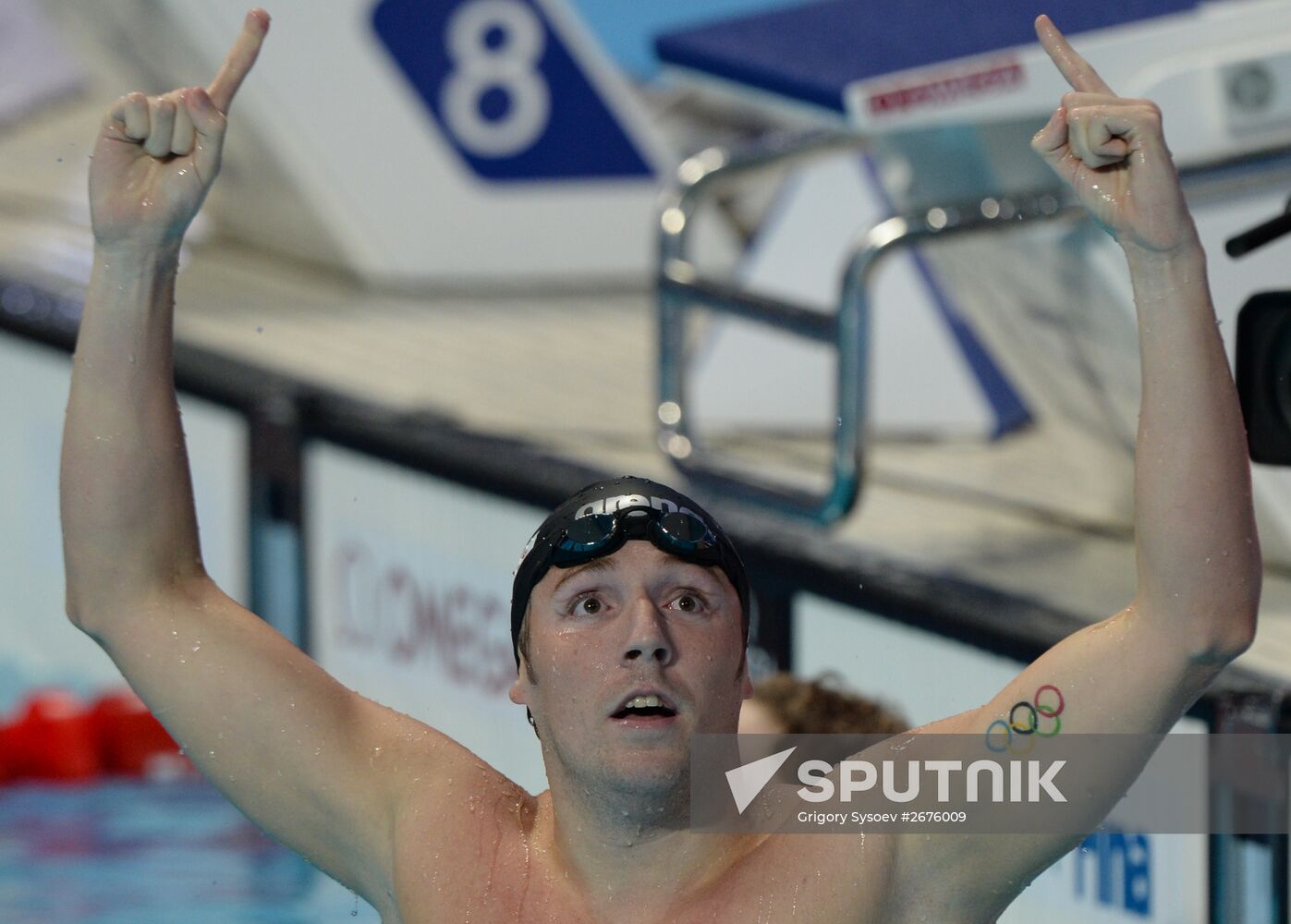 2015 FINA World Championships. Swimming. Day Six. Evening session