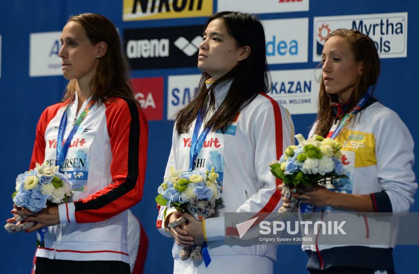 2015 FINA World Championships. Swimming. Day Six. Evening session