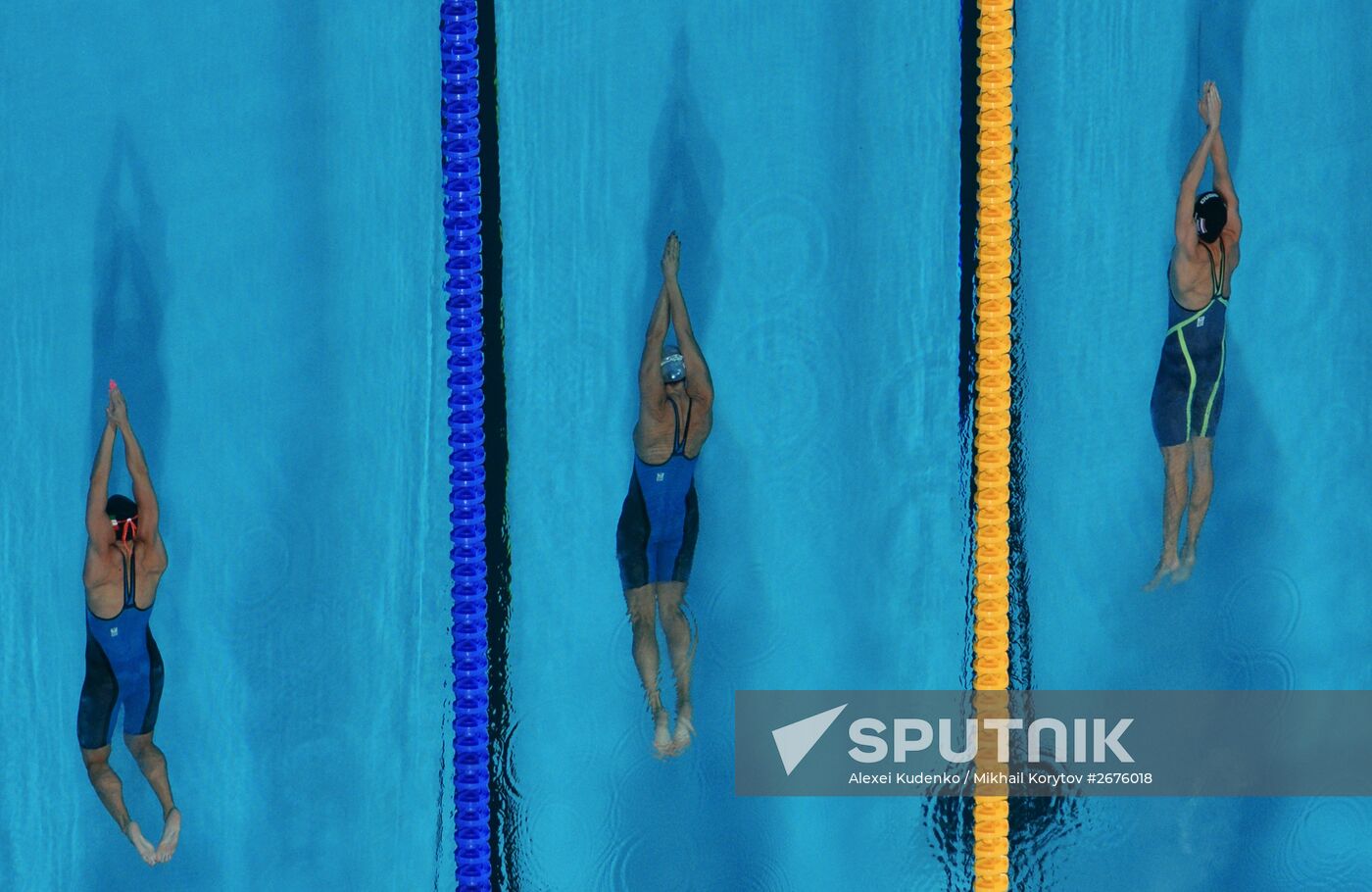 2015 FINA World Championships. Swimming. Day Six. Evening session