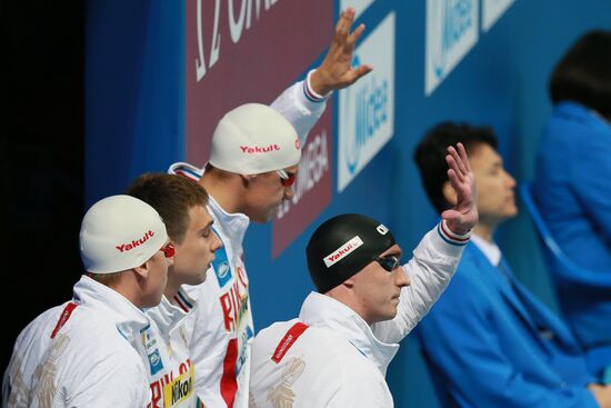 2015 FINA World Championships. Swimming. Day Six. Evening session