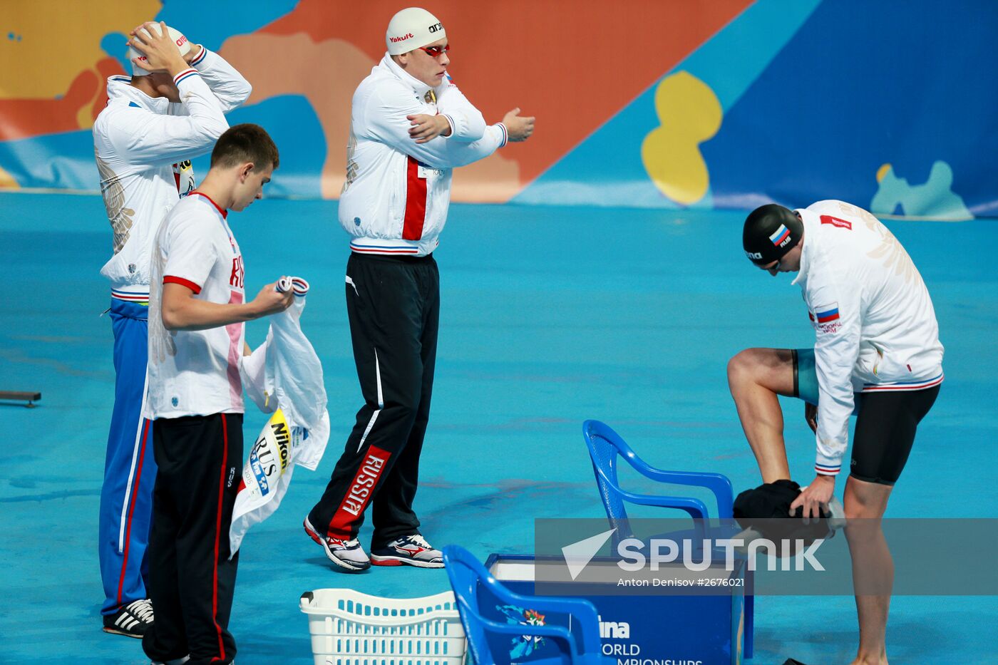 2015 FINA World Championships. Swimming. Day Six. Evening session