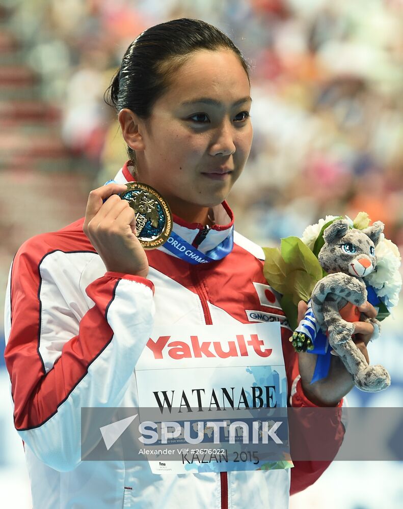 2015 FINA World Championships. Swimming. Day Six. Evening session