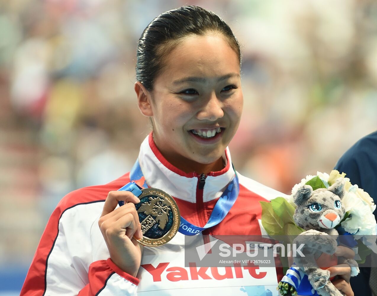 2015 FINA World Championships. Swimming. Day Six. Evening session