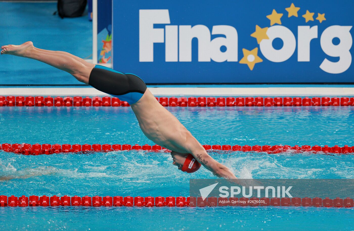 2015 FINA World Championships. Swimming. Day Six. Evening session