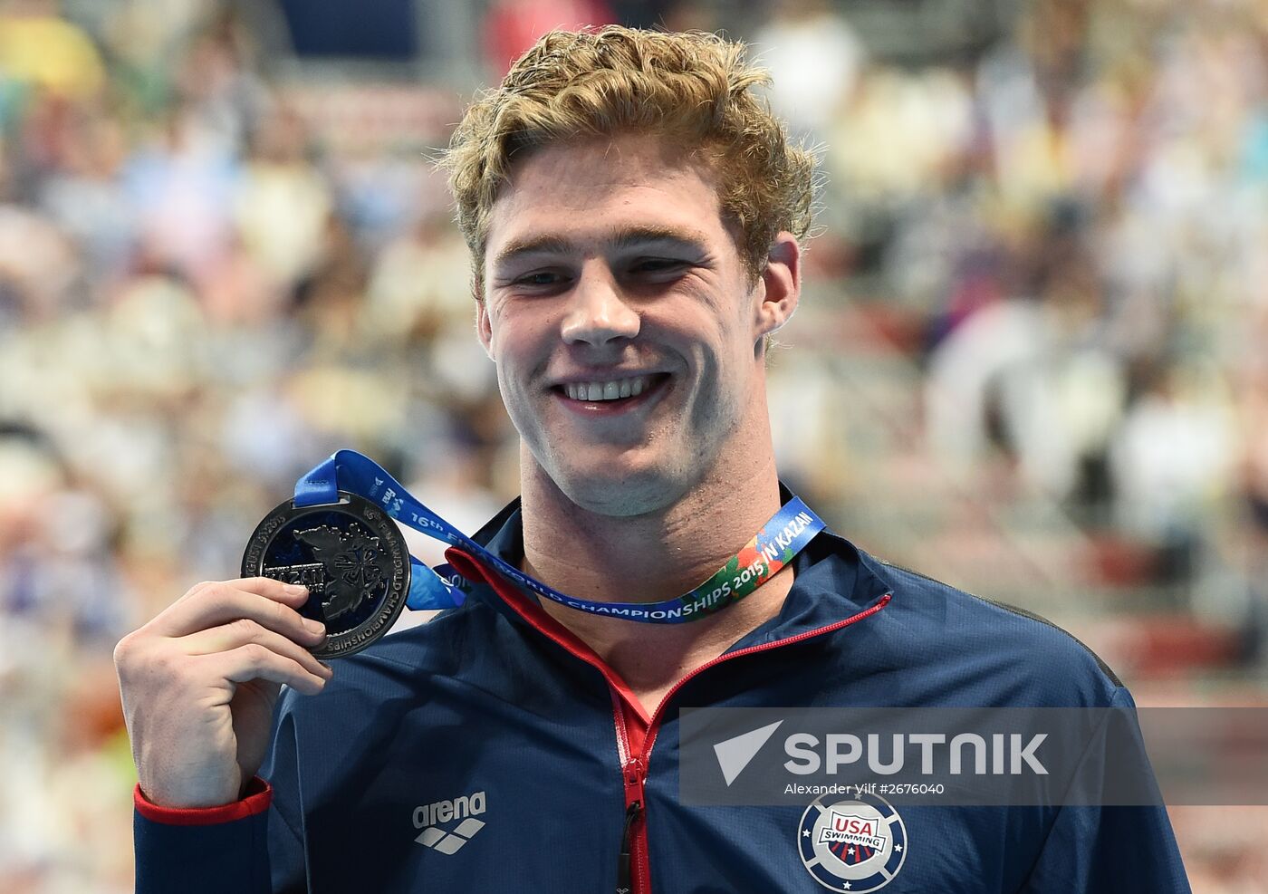 2015 FINA World Championships. Swimming. Day Six. Evening session