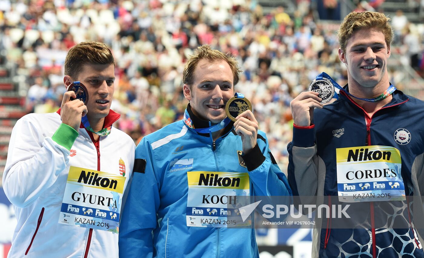 FINA 2015 World Championships. Swimming. Day Six. Evening session