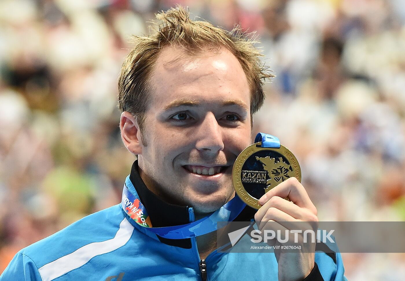2015 FINA World Championships. Swimming. Day Six. Evening session